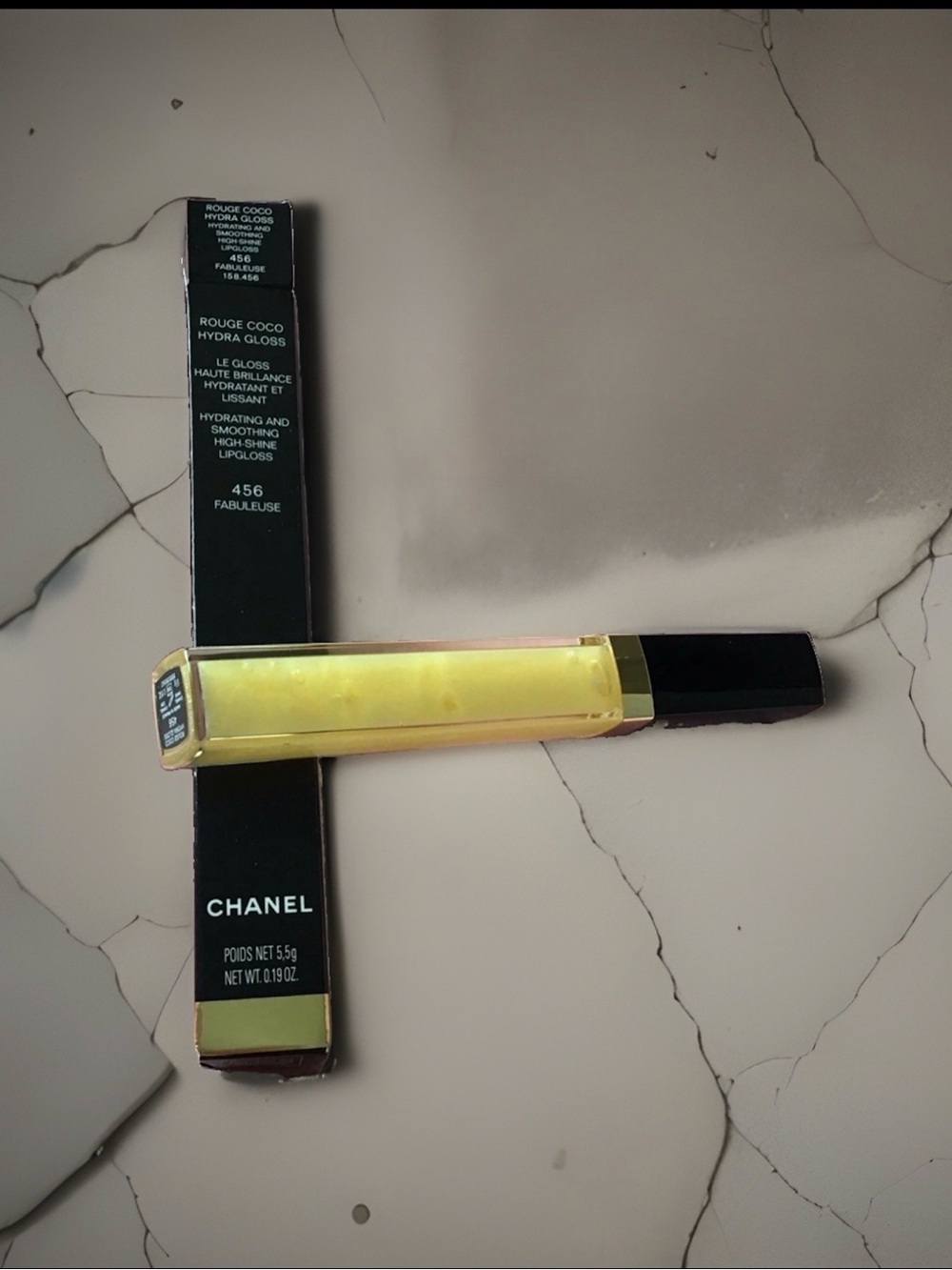 NEW Chanel Rouge Coco Hydra Gloss High Shine Limited Lipgloss #456 Fabuleuse